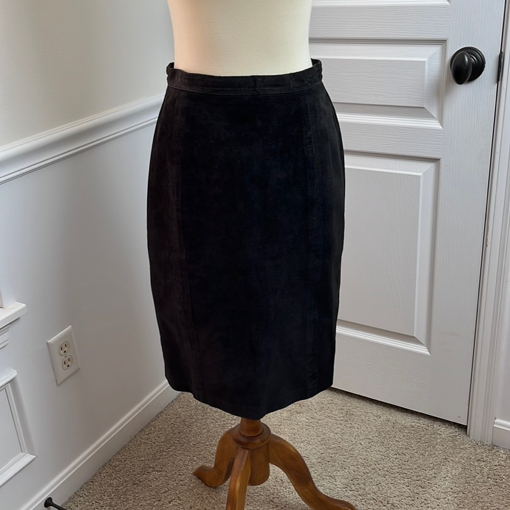 Bagatelle fully lined suede skirt